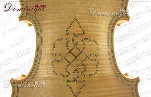 "Blonde" D Z Strad Violin – Gasparo da Salo 1590, “Adam” Copy (Limited Edition) Concert Violin 4/4 Full Size Handmade with Dominant Strings, Case, Bow, Shoulder Rest and Rosin-CubbioBaby