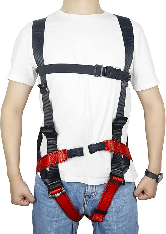 NewDoar Climbing Harness CE Certification Rock Climbing Rappelling Equipment Body Guard Protect Rappelling Rescuing Equip-CubbioBaby