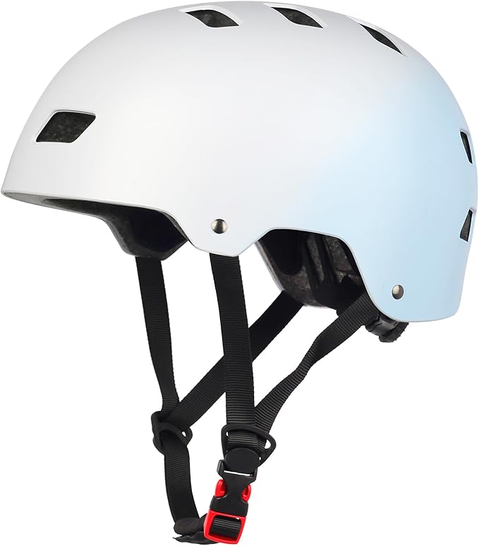 Bike Skateboard Helmet, Adjustable and Multi-Sport for Skate Scooter, 3 Sizes for Adult Youth Kids Toddler-CubbioBaby