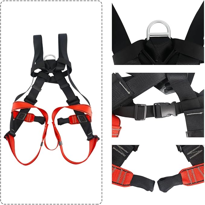 NewDoar Climbing Harness CE Certification Rock Climbing Rappelling Equipment Body Guard Protect Rappelling Rescuing Equip-CubbioBaby