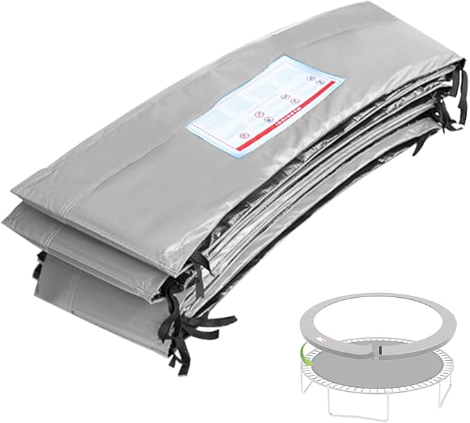 16FT/15FT/14FT/12FT/10FT Trampoline Safety Pad Replacement, Round Trampoline Spring Protection Cover, Fits 16FT/15FT/14FT/12FT/10FT Frames, Water-Resistant Trampoline Accessories-CubbioBaby