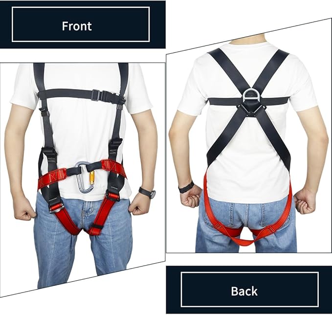 NewDoar Climbing Harness CE Certification Rock Climbing Rappelling Equipment Body Guard Protect Rappelling Rescuing Equip-CubbioBaby