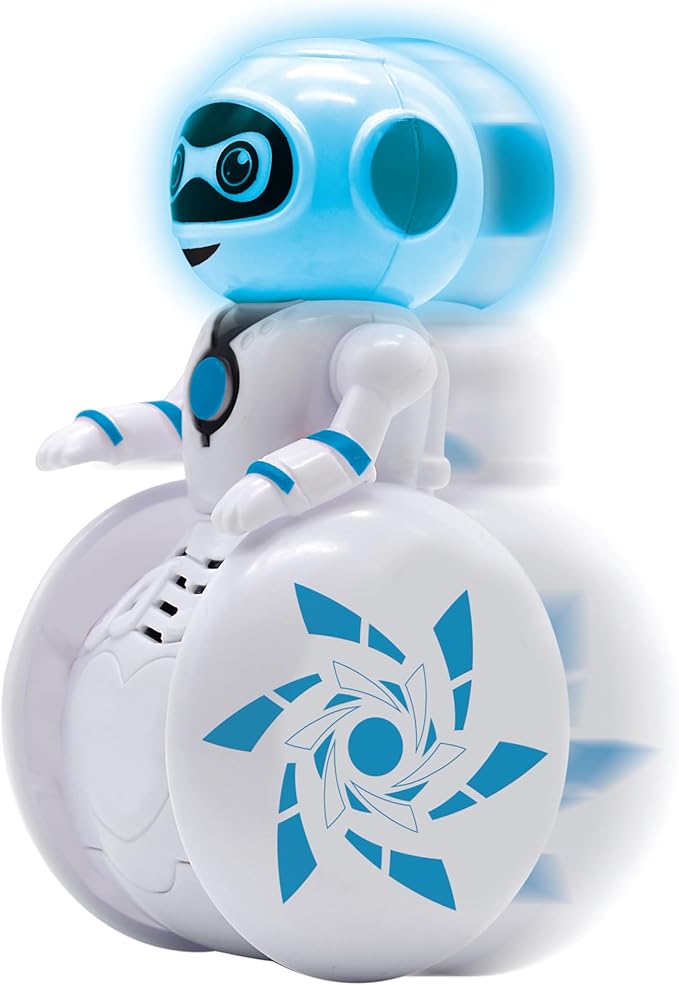 LEXiBOOK, Powerman® Roller, My Tumble Robot, Light and Sound Effects, Built-in Gyroscope, ROB01