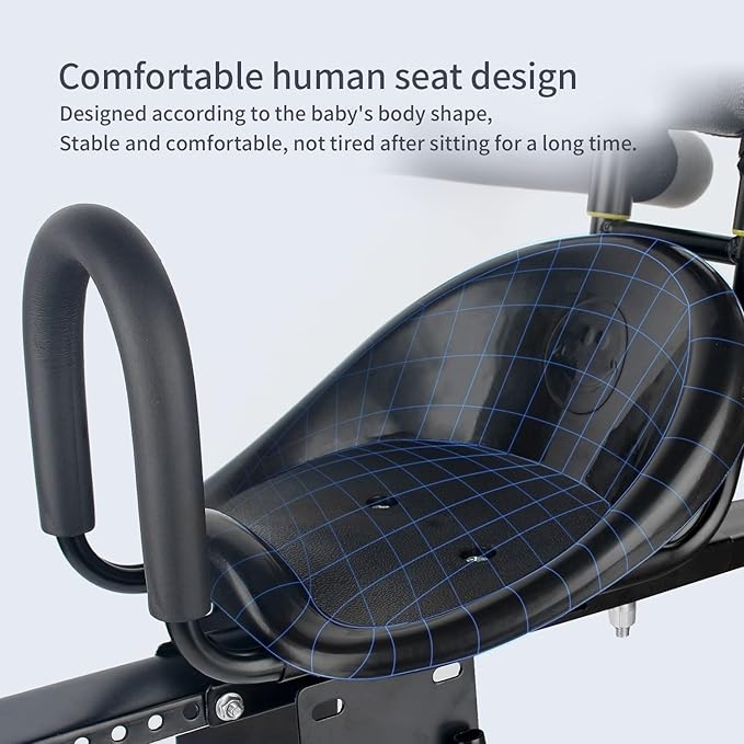 YouTeMei Kids Bike seat, Front Mounted Bike Seat for Adult Bike,Bike Seat Kids for 1-6years Old…