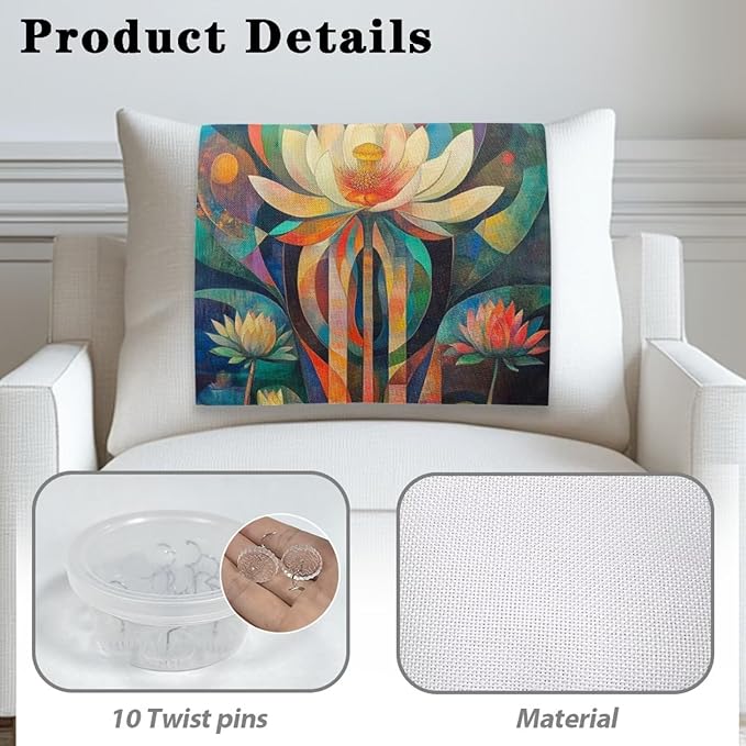 Lily Flower Head Rest Cover for Recliner Washable Sofa Headrest Covers Couch Headrest Covers Furniture Protector for Living Room Home 1 Pcs