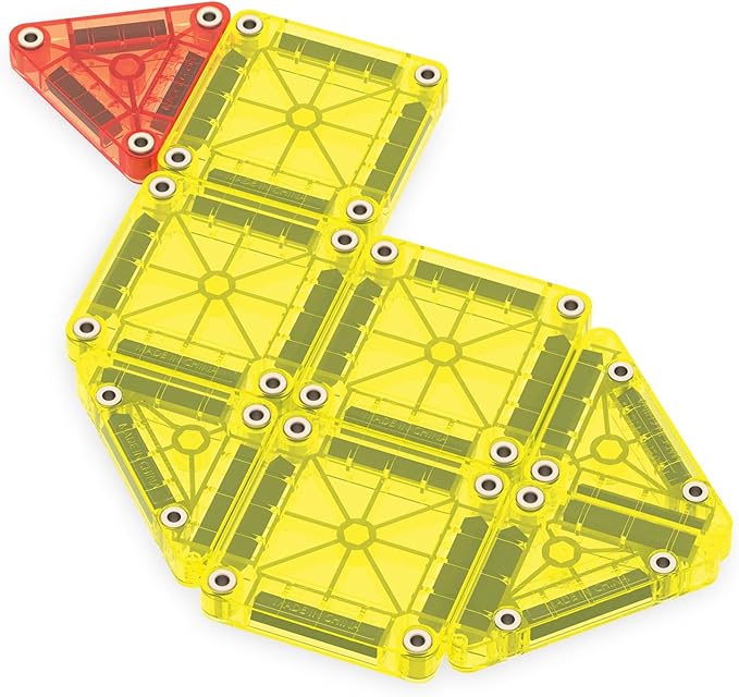 MAGNA-TILES microMAGS Travel Set Deluxe 55-Piece Magnetic Construction Set, The Original Magnetic Building Brand-CubbioBaby