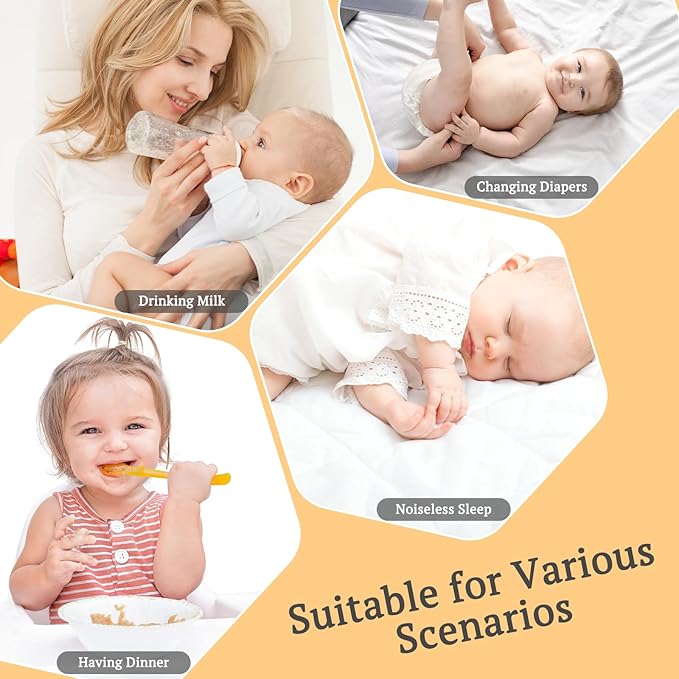 BEDLORE Waterproof Crib Mattress Protector 2 Pack, Ultra Soft Bamboo Viscose Crib Mattress Pad Cover, Noiseless Toddler Mattress Protector for Standard Baby Mattress Size 52''x28'', Dark Gray-CubbioBaby