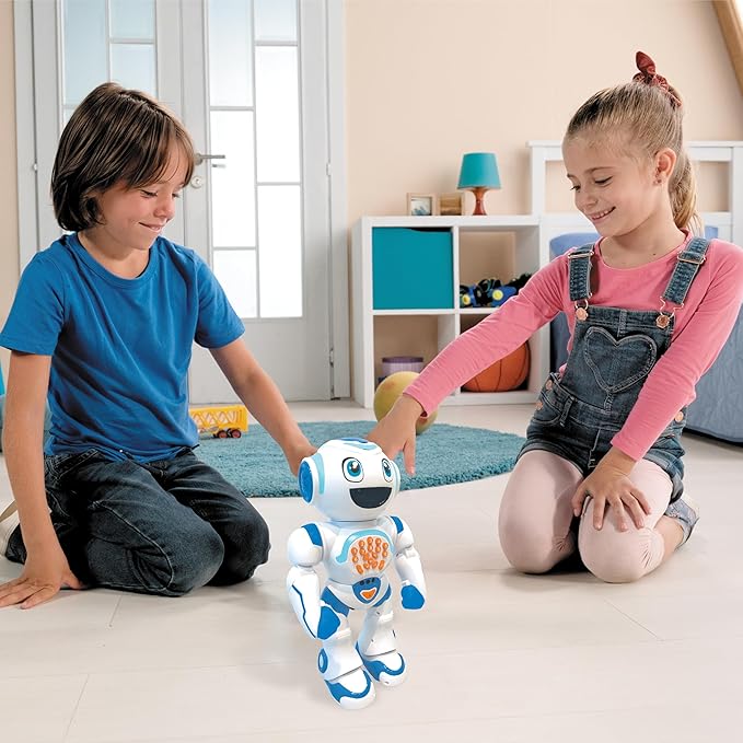 LEXiBOOK Powerman Star - Remote Control Walking Talking Toy Robot STEM Programmable for Kids 4+ - ROB85EN