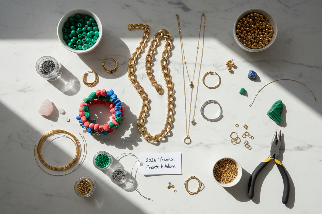 Top Trends in Jewelry Accessories for 2026: What’s Hot in DIY Crafting