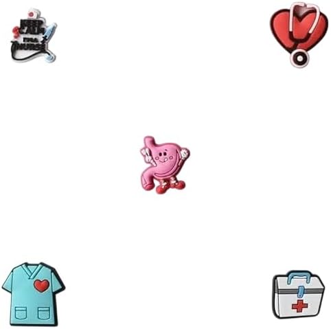 Pink Shoe Charms for Girls,Cute Shoe Decoration Charms for Shoes Party Favors Gifts,Pink Sports Ocean Valentine's Day Accessories