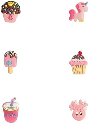 Pink Shoe Charms for Girls,Cute Shoe Decoration Charms for Shoes Party Favors Gifts,Pink Sports Ocean Valentine's Day Accessories