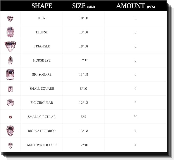 TANOSII Sew on Rhinestones 100 PCS Mixed Shapes Glass Rhinestones Sew on Crystal Gems Mental Flatback with Silver Claw for Jewelry Crafts Clothes Shoes Costume Garment Light Pink