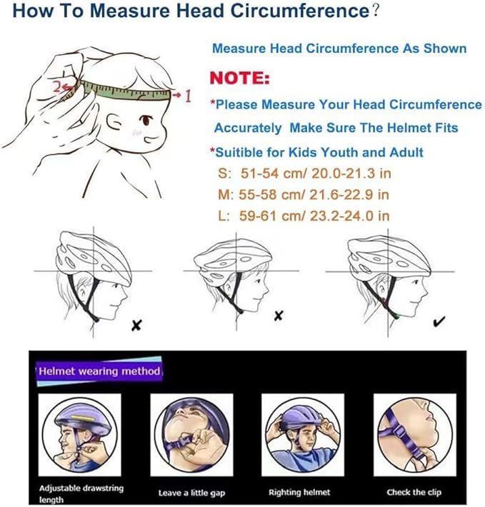 Bike Skateboard Helmet, Adjustable and Multi-Sport for Skate Scooter, 3 Sizes for Adult Youth Kids Toddler-CubbioBaby