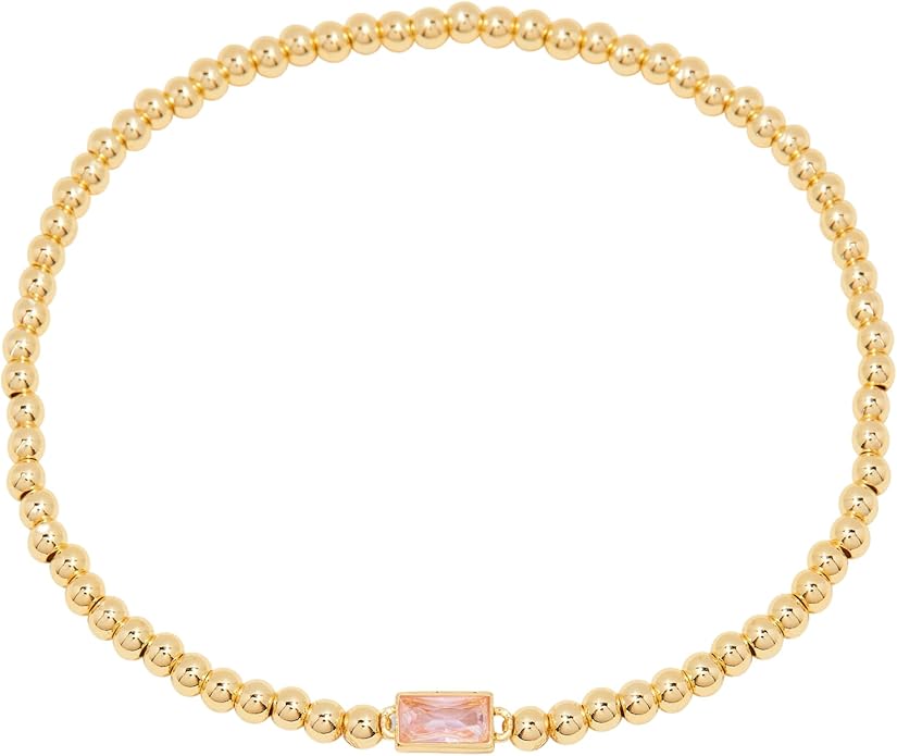 Brook & York Kylie Women's Birthstone Bead Bracelet - Custom Jewelry - Personalized Birthday Gift - Gifts for Mom