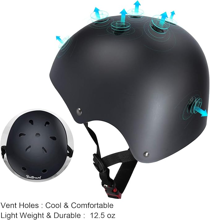 Kids Helmet, Toddler Adjustable Kids Ages 3-8 Years Old Boys Girls Multi-Sports Safety-CubbioBaby