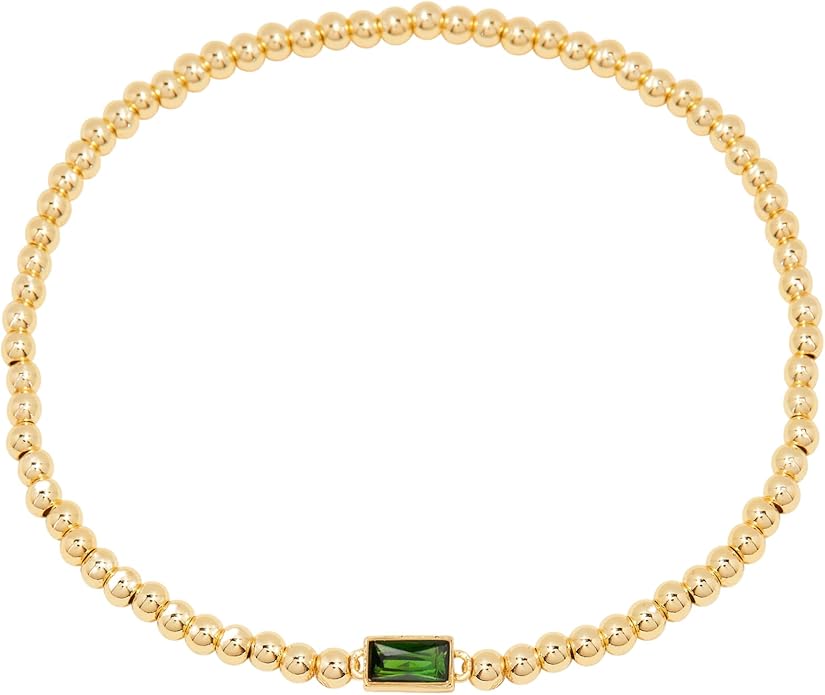 Brook & York Kylie Women's Birthstone Bead Bracelet - Custom Jewelry - Personalized Birthday Gift - Gifts for Mom