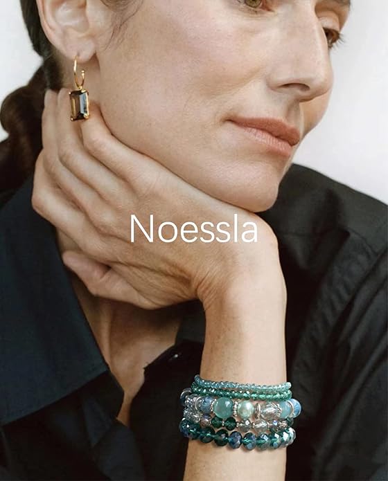 Noessla Beaded Boho Stretch Bracelet Colorful Stackable Crystal Beads Bracelets Trendy Costume Jewelry Mothers Day Gifts for Women