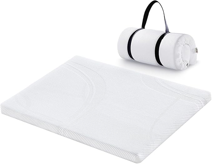 Pack and Play Mattress 38 x 26 x 1.5 in, Soft Breathable Pack N Play Mattresses with Washable Waterproof Cover for Baby ＆Toddler, Portable Crib Mattress for Playard-CubbioBaby