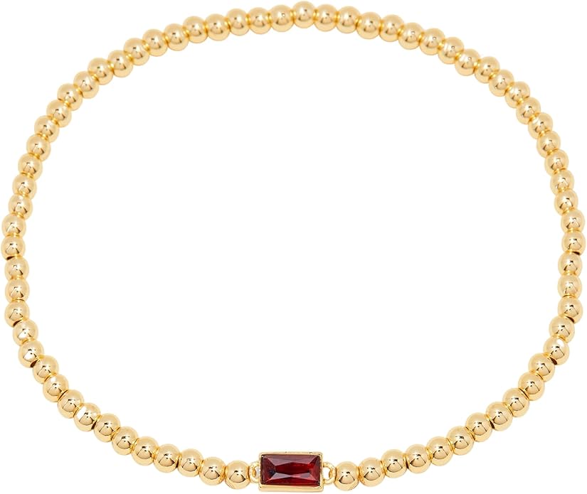 Brook & York Kylie Women's Birthstone Bead Bracelet - Custom Jewelry - Personalized Birthday Gift - Gifts for Mom