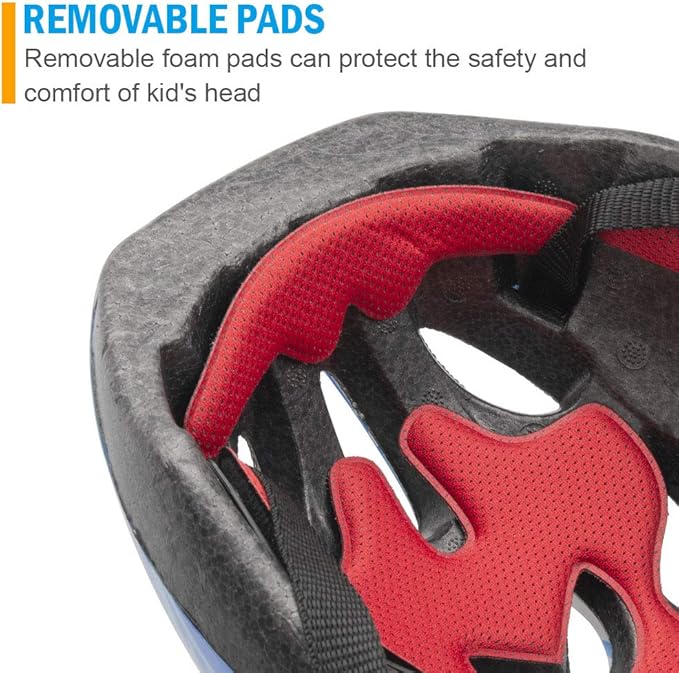 Kid Bicycle Helmets, LX LERMX Kids Bike Helmet Ages 3-5/5-14 Adjustable from Toddler to Youth Size, Durable Kids Bike Helmet with Fun Designs for Boys and Girls-CubbioBaby