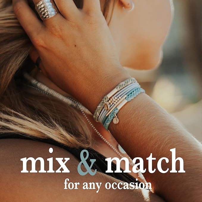 K'lani Hair Tie Bracelets for Women - Elastic Hair Bands That Double as Stylish Jewelry - Discover - Large