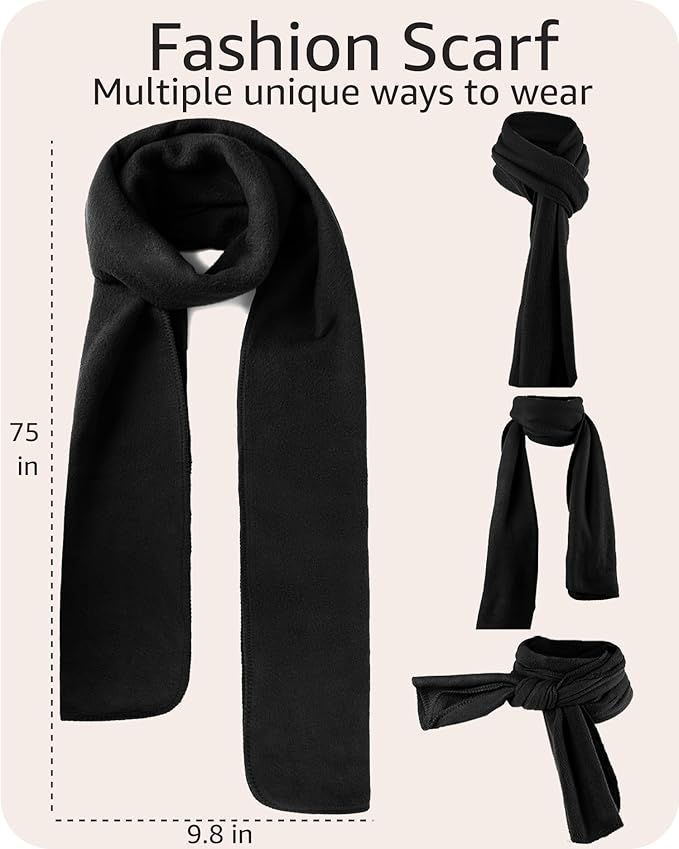 boxed-gifts Women's Warm Fleece Winter - Women's Hat and Glove Set + Hats Gloves Scarves for Women