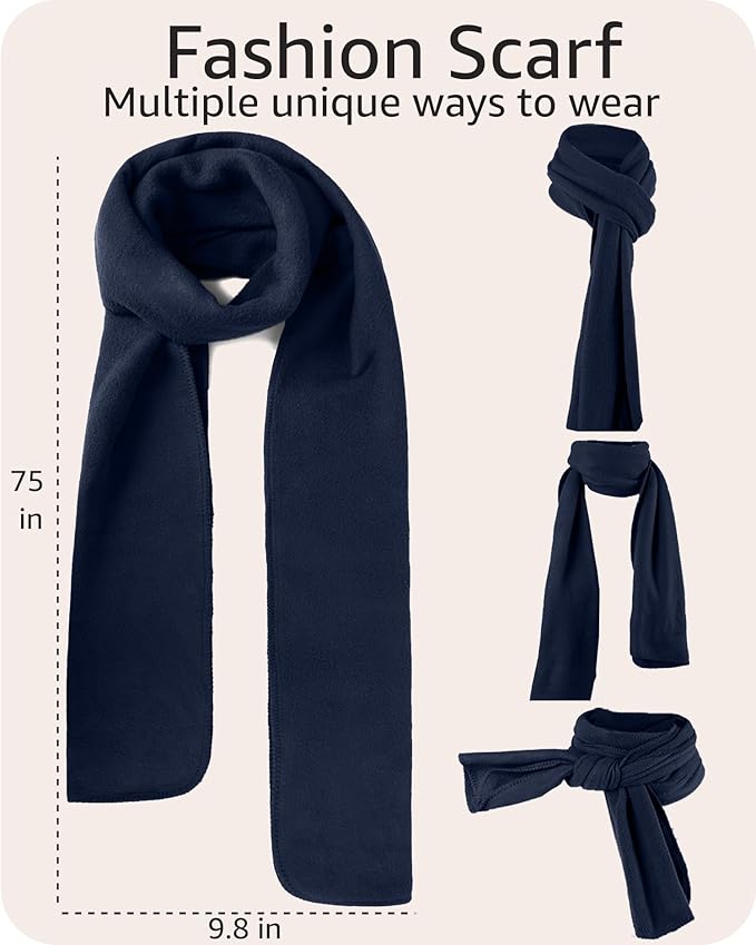 boxed-gifts Women's Warm Fleece Winter - Women's Hat and Glove Set + Hats Gloves Scarves for Women