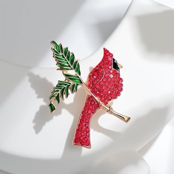 Bird Theme Brooch Pin Cute Bird Animal Brooches Accessories Christmas Birthday Gift for Women