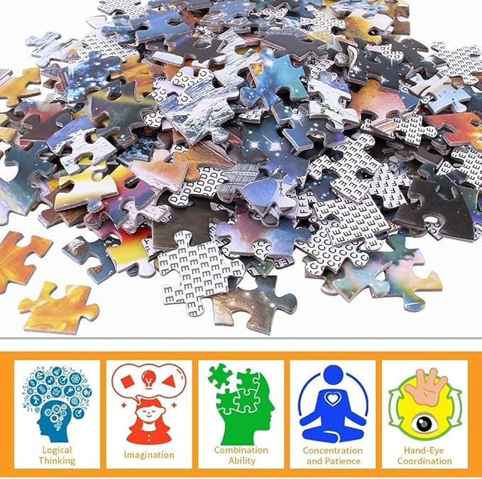Lion Lamb & Dove Jesus Resurrection Christian Jigsaw Puzzle 500 Piece Wooden Puzzle Family Decorations, Intellective Toy Challenging Fun Games Unique Gifts Suitable for Children and Adults
