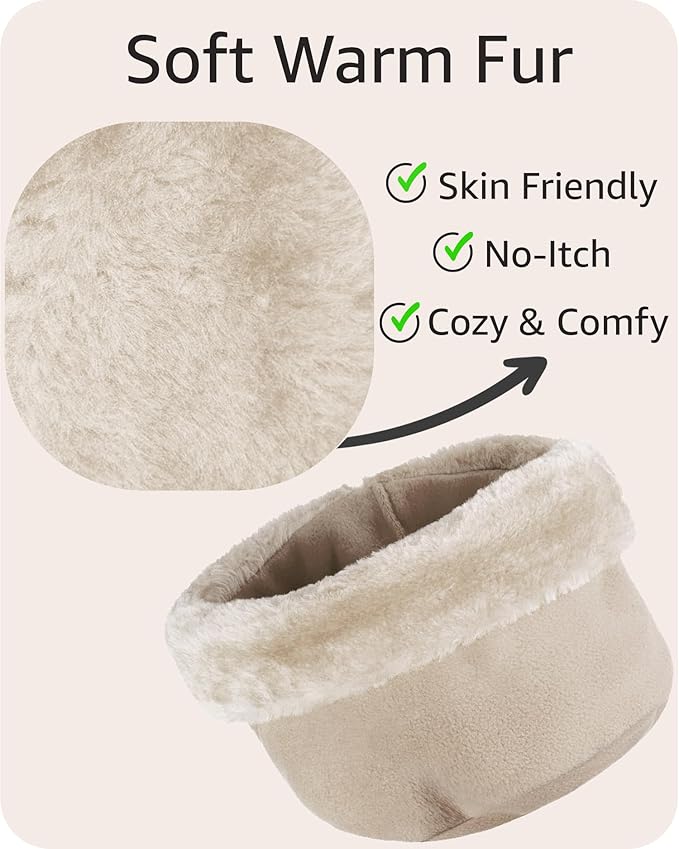 boxed-gifts Women's Warm Fleece Winter - Women's Hat and Glove Set + Hats Gloves Scarves for Women