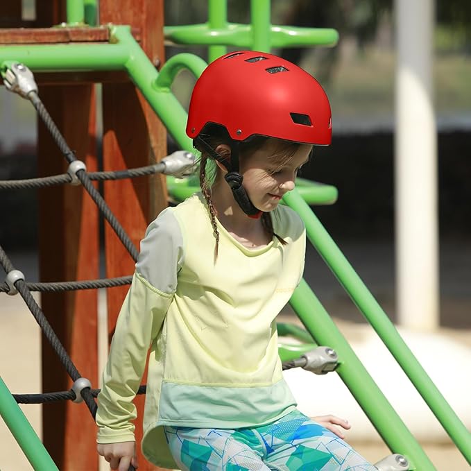 Bike Skateboard Helmet, Adjustable and Multi-Sport for Skate Scooter, 3 Sizes for Adult Youth Kids Toddler-CubbioBaby