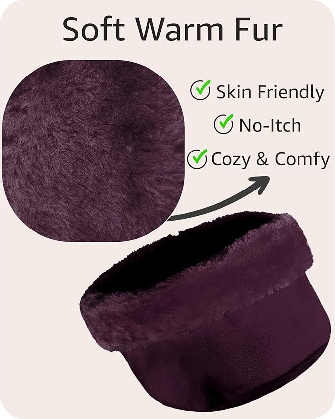 boxed-gifts Women's Warm Fleece Winter - Women's Hat and Glove Set + Hats Gloves Scarves for Women