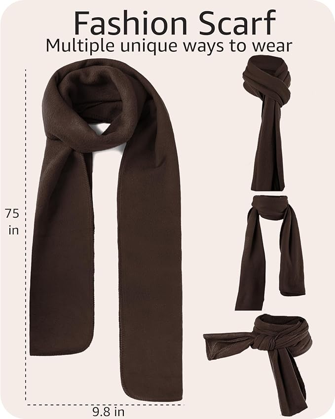 boxed-gifts Women's Warm Fleece Winter - Women's Hat and Glove Set + Hats Gloves Scarves for Women