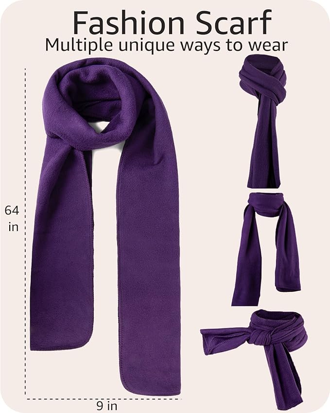 boxed-gifts Women's Warm Fleece Winter - Women's Hat and Glove Set + Hats Gloves Scarves for Women