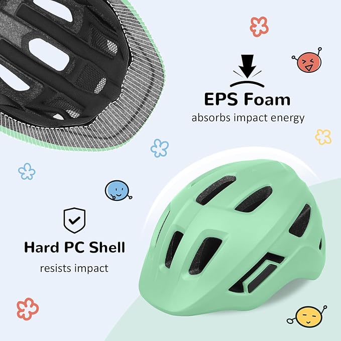 Toddler/Kids Bike Helmet, Adjustable and Multi-Sport, from Infant to Schoolchild, 2 Sizes-CubbioBaby