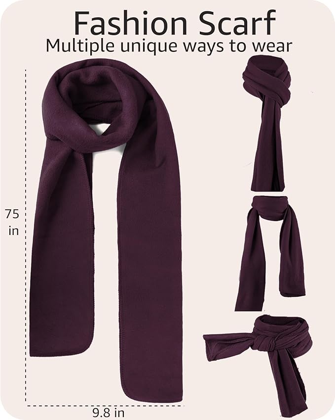 boxed-gifts Women's Warm Fleece Winter - Women's Hat and Glove Set + Hats Gloves Scarves for Women