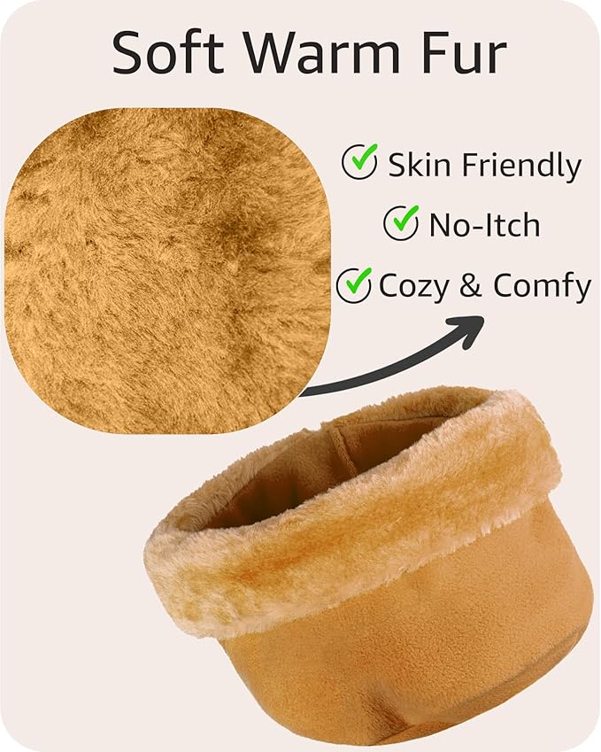 boxed-gifts Women's Warm Fleece Winter - Women's Hat and Glove Set + Hats Gloves Scarves for Women