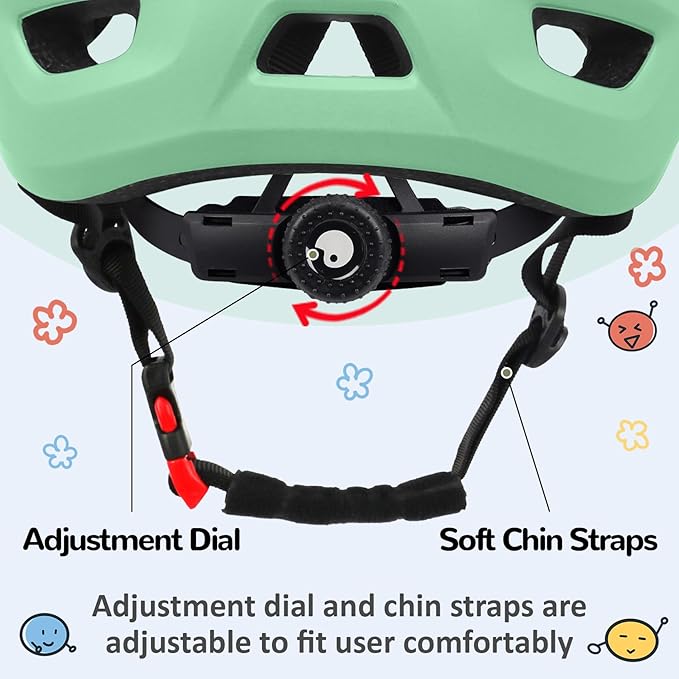 Toddler/Kids Bike Helmet, Adjustable and Multi-Sport, from Infant to Schoolchild, 2 Sizes-CubbioBaby