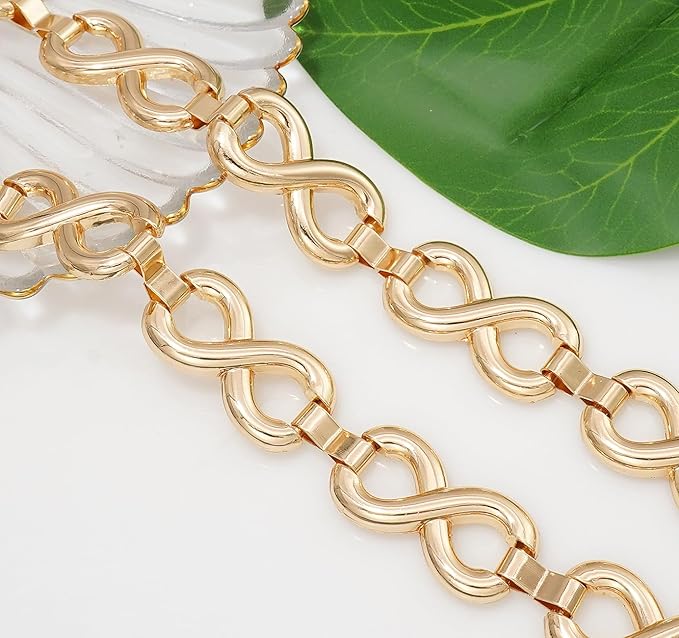 Waist Chain Belts Women Girls Metal Belly Link Adjustable Waist Belt for Jeans and Dress