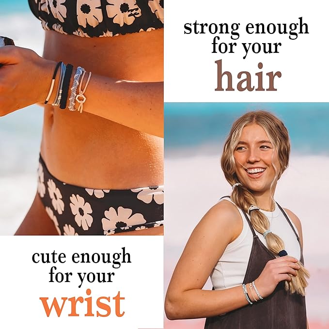 K'lani Hair Tie Bracelets for Women - Elastic Hair Bands That Double as Stylish Jewelry - Dream - Small