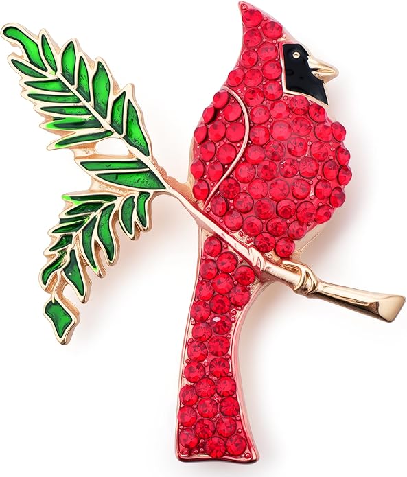 Bird Theme Brooch Pin Cute Bird Animal Brooches Accessories Christmas Birthday Gift for Women