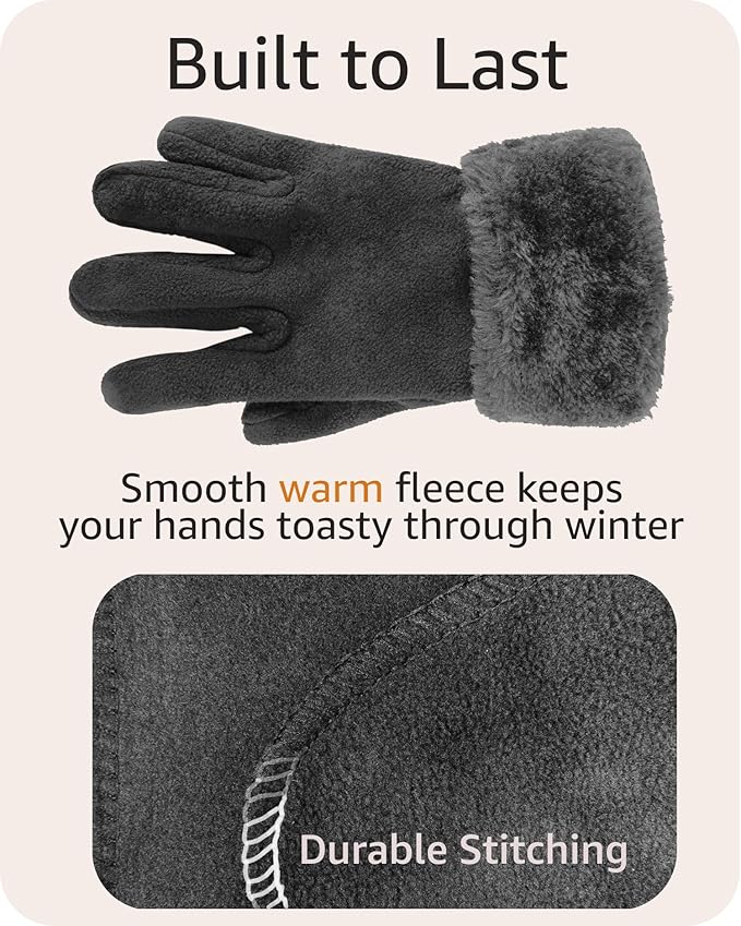 boxed-gifts Women's Warm Fleece Winter - Women's Hat and Glove Set + Hats Gloves Scarves for Women