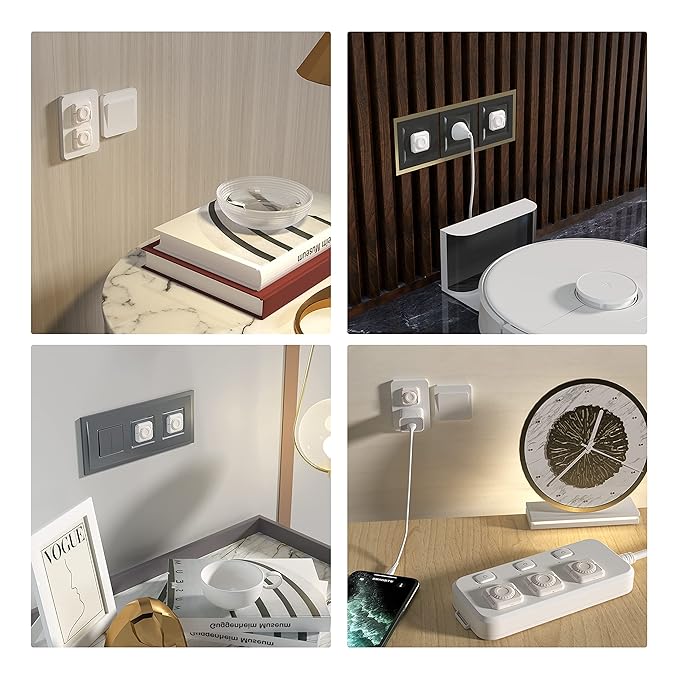 Outlet Cover Baby proofing -32 Pack Plug Covers for Electrical Outlets with Dual Safety Locks, Child Proof Outlet Covers Improved Baby proofing outlets-CubbioBaby