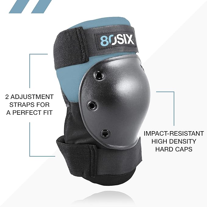 80Six Kids Multi-Sport Pad Set with Wristguards, Elbow Pads, and Knee Pads, Designed by Industry Leading Brand Triple 8-CubbioBaby