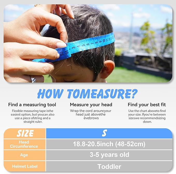 Kid Bicycle Helmets, LX LERMX Kids Bike Helmet Ages 3-5/5-14 Adjustable from Toddler to Youth Size, Durable Kids Bike Helmet with Fun Designs for Boys and Girls-CubbioBaby