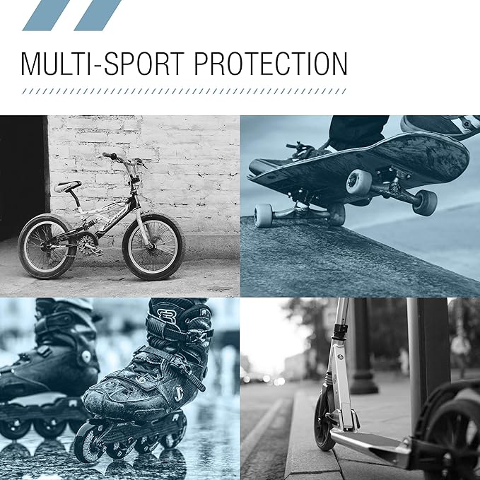 80Six Kids Multi-Sport Pad Set with Wristguards, Elbow Pads, and Knee Pads, Designed by Industry Leading Brand Triple 8-CubbioBaby